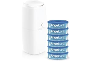 Angelcare Nappy Disposal System with 6 Refills