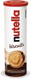 Nutella Biscuits Tubo - Croccanti Biscotti con un Cremoso Ripieno di Nutella 166 gr