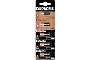5 x Duracell MN21 A23 23A (1 blister de 5 batteries) 5 piles
