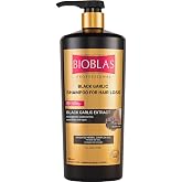 Bioblas Siyah Sarımsak Şampuan &ndash; Sa&ccedil; D&ouml;k&uuml;lmesine Karşı, G&uuml;&ccedil;lendirici & Onarıcı Etki, Organik Zeytinyağlı, 1000 ml