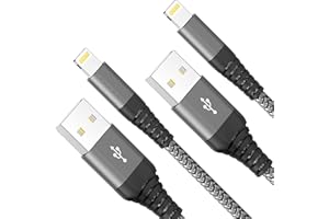 Ofuca iPhone Charger Cable, Lightning Cable 2Pack 10FT/3M Extra Long iPhone Charger Braided iPhone Cable Fast Charging Cable Lead Compatible with iPhone 14 13 12 11 Pro Max XR XS 10 8 7