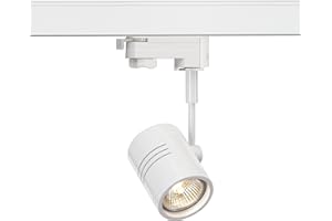 SLV BIMA 1, spot, blanc mat, GU10, max. 50W, adaptateur 3 allumages inclus