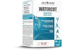 DRAINEUR MINCEUR Water Cut - Draineur Nouvelle Génération - Réduit la Rétention d'Eau - Draine, Désinfiltre, Affine, Élimine, Détoxifie - Programme 1 mois - Eric Favre