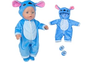 YITULOU Ropa de Muñecos para Muñecas Bebé 35-43 cm, Ropa para Muñecas Bebé 14-18 Inch, Conjunto de Ropa de Muñeca,Juego de Disfraz de Muñeca para Niños y Niñas, Accesorios para Muñeca(no muñecas)