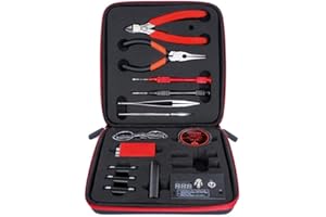 Leeko Bobina di bobina per sigarette elettroniche 5 in 1, set di accessori per il cambio (nero)