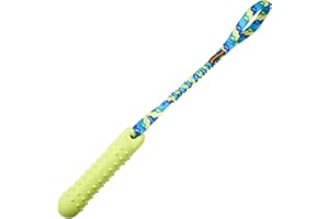 Tug-E-Nuff BOB 3-in-1 Dog Dummy (Green), Tug Toys for Fetch, Tug of War and Water, Waterproof, Floatable, Rubber, Interactive, Tough Dog Toys with Bungee for Training Small, Medium, Large Dogs, 70cm