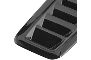 VOLUXE Hood Vent Car, Car Hood Vents, 2Pcs Universal Bonnet Vents Hood Vents Bonnet Vents for Focus RS MK2 Style(Bright Black)