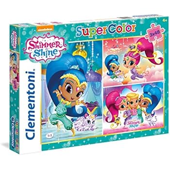 Clementoni: Shimmer and Shine puzzle 2-în-1