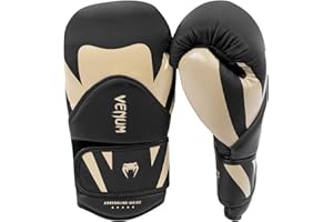 Venum Challenger 4.0 Guanti da Boxe, Nero-beige - 10 Oz