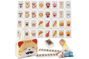 ADDLIVE 65 Blöcke Mahjong Spiel Blöcke, 30mm Mahjong Tiles Puzzles Spiel, ABS Plastik Mahjong Stil, Game Blocks Mahjong Sets, für Familien