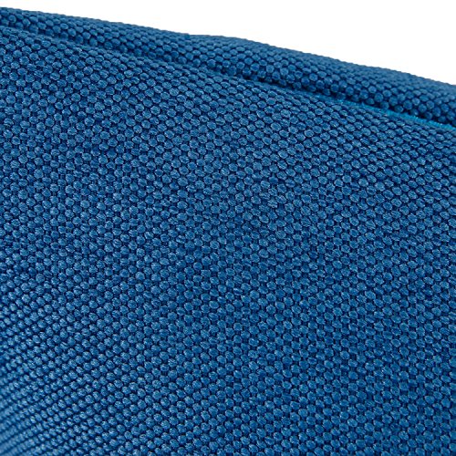 Deconovo 4er Pack Kissenhülle Leinenoptik Kissenbezug Blau Kissenbezüge 40×40 cm - 4