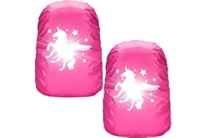 Txeouse Copri Zaino per Pioggia,2 Pezzi da Coprizaino Impermeabile (30-40 L) Copri Zaino da Trekking,Coprizaino Antipioggia Riflettente,per Escursionismo,Campeggio,Ciclismo