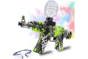 AVYVI Toy Blaster, Automatic Electric Toy Foam Blasters With 10 Recycle Soft Bullets Blasters Pistol For Children & Adults Outdoor (GREEN)