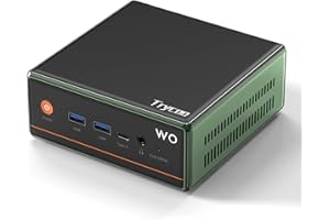 Trycoo WO4 Mini-PC, AMD Ryzen 7 5700U (8C/16T, bis zu 4,34 GHz), Mini-Computer mit 16 GB DDR4 RAM/512 GB M.2 2280 SSD, Micro PC 4K @ 60Hz, WiFi6/BT5.2/USB3.2/Zuhause/Büro/Spiel