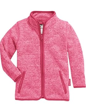 Playshoes Baby-Mädchen Jacke Strickfleecejacke mit Kontrastnähten, Oeko-Tex Standard 100