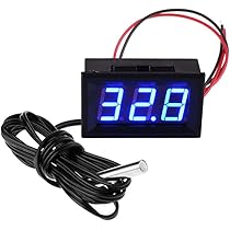 Termometro Voltmetro Orologio LED 3 In 1 - Per Auto, Moto, Barca, DC 5-50V - Foto 10