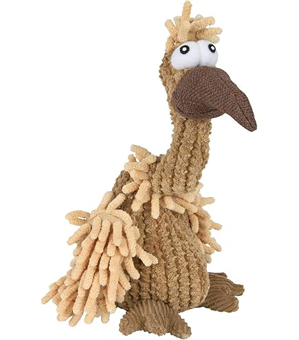 JOYELF Pluche Piepend Hondenspeelgoed, Geen Vulling Hondenspeelgoed voor Grote en Middelgrote Honden, Interactief Hondenspeelgoed met Piepend en