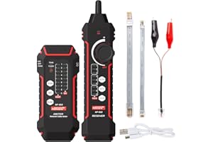 NOYAFA Wire Tracker RJ11 RJ45 Tester Line Finder, Ethernet LAN Multifunction Anti-Interference Network Cable Tester for Network Maintenance Collation, Telephone Line Test