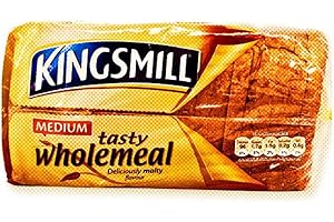 London Grocery Kingsmill Wholemeal Bread Sliced – 5 Medium Loaves (4kg Total) | 25 Soft Slices per Loaf | Perfect for Sandwiches, Toast & Daily Snacking | Fresh & Chilled Delivery