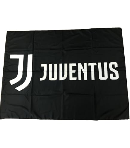 Fanion Juventus Due Stelle - Avec écusson - Copyright A.I.MA-TO - Made In Italy