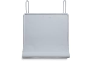 The Table Tyke Silicone Suction Placemat | Teething Edge Bumper/Spill Stopper | Dishwasher Safe, Travel Ready, Fits Highchairs | Suction Cup Activity Mat for Babies & Toddlers | BPA Free (Grey)