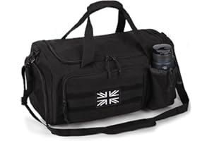 BUNNYCHIC Tactical Gym Bag for Men, 40L Large Capacity Duffle Bags with Shoes Compartment, Sports Bag with Wet Compartment, Multi-Functional Weekend Bags Suitable for Travel, Camping,Hiking