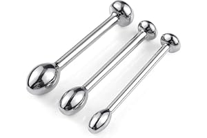 3 storlekar, träningsstav för urinröret för män, metall, sport, fasta tillbehör (1 st) – sehlM62 (A-Rund, 6mm+8mm+10mm)