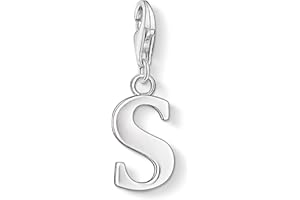 Thomas Sabo Women Charm Pendant Letter A-Z Charm Club Silver 925 Sterling Silver