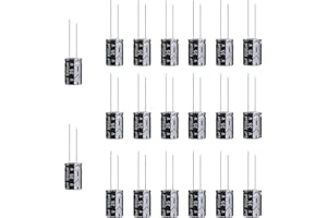 Xerteam 20 Stück Kondensatoren 1000uF 35V Elkos Kondensator, 1000µF 35Volt Aluminium Elektrolytkondensator für verschiedenen elektronischen Anwendungen eingesetzt Haushaltsgeräte und Schaltnetzteile