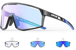 KAPVOE Gafas de Ciclismo Fotocromáticas Hombre Mujer TR90 Gafas de Sol Deportivas Running Transparente Gafas MTB Bicicleta Montaña Gafas Bici BTT Accesorios