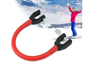 BAVOOTY Ski Tip Connector,Portable Ski Connector Ski,Ski Training Aid,Skiing Accessories for Beginners for Beginners Winter Skiing Training