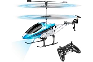 VATOS Elicottero telecomandato Elicottero RC elicottero indoor aereo regalo bambini YD-927 3 canali 2.4 GHz LED luce giroscopio funzione oscillante
