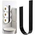 IGNPION Toilettenpapierhalter In Hirschform Aus Metall – Schwarz, Hält 7-8 Rollen, Wand- Oder Standmontage