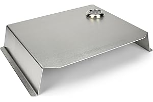 Grillrost.com Das Original Gril à gaz Pizza | Pizza-Cover en Acier Inoxydable - Chaleur supérieure Parfaite pour ta Pizza comme au Four à Bois