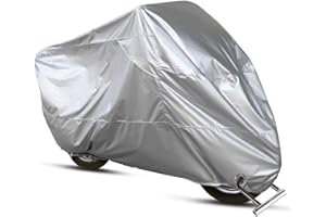 ANFTOP Funda para Moto XXL 210D Impermeable Protectora UV los Agujeros Cubierta de Motocicleta Scooter 2XL
