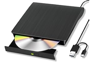 Yaeonku Blu-Ray CD DVD Drive esterno USB 3.0 Type-C 3D Bluray CD DVD BD lettura/scrittura masterizzatore Slim Optical Bluray, lettore esterno Blu Ray per Windows XP/7/8/10/11 MacOS per PC, laptop,