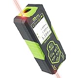Inkerma Bilaterales Laser Entfernungsmesser, Wiederaufladbares Entfernungsmesser mit hintergrundbeleuchtetem Farb-LCD-Display
