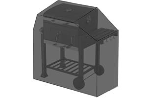 GRASEKAMP Qualität seit 1972 Funda Protectora para Barbacoa Tepro Toronto Grill BBQ 300D poliéster Negro, L x A x 90 x 49 x 103 cm