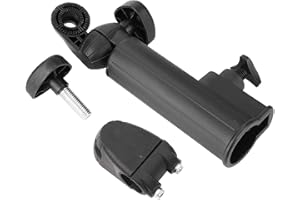 Vbestlife Golf Push Trolley Regenschirmhalter Basisstütze Kunststoffständer Pull Bike Cart Umbrella Bracket