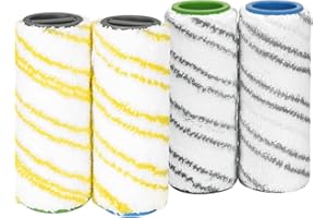 MOPEI Rolki zamienne do czyszczenia podłóg Karcher FC7 FC5 FC3 i EWM 2, wysoka absorpcja brudu i delikatne czyszczenie na mokro wszystkich twardych podłóg