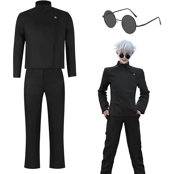 Antifaz De Cosplay De Satoru Gojo | Piel Sintética Con Cierre De Velcro | Accesorio De Jujutsu Kaisen Para Fans | Talla Única Hasta 60 Cm