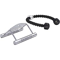 Maniglia Parallela Gorilla Sports - Acciaio Cromato, Max 200 Kg, Presa Antiscivolo, Per Cavi E Palestra