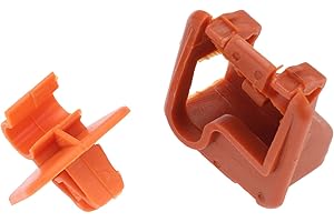 Mtsooning 1Set Plastic Car Roomster Hood Bonnet Rod Stay Bracket Buckle Clip Replacement for Skoda Fabia Octavia MK2 2004-2013 1U0823570A