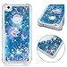 Produktbild Everainy Huawei P8 Lite 2017/P9 Lite 2017 Hülle Silikon Transparent 3D Flüssig Glitzer Durchsichtig Stoßstange Gummi Kompatibel für Huawei P8 Lite 2017 Liquid Stoßfest Hüllen Handyhülle (Delphin)