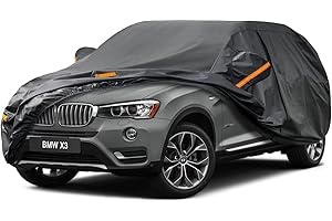 ‎KAYME Kayme Car Cover Waterproof Breathable for BMW X3 (2010-2025), 7 Layers Full Garage Car Cover for Rain Sun Dust Protection Scratched Car Cover with Reflective Strips