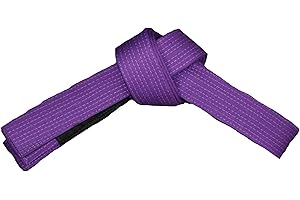 ROX Fit BJJ Belt Adult Size - Brazilian Jiu-Jitsu Belts 100% Cotton for Durable and Lightweight Design Competition Ready BJJ Gi Belts