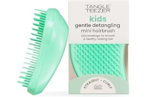 Tangle Teezer Mini Original Hairbrush - Cepillo Desenredante en Formato Mini - Para Pelo Seco y Mojado - Apto para Todo Tipo de Cabello - Perfecto para Niños y Viajes - Verde Paraíso