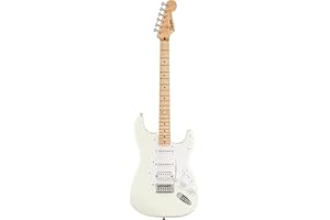 FENDER Guitare électrique FSR Squier Sonic® Stratocaster® HSS, touche en érable, pickguard blanc, Arctic White