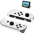 Mcbazel Durable Transparency TPU Protective Cover Case for NS Switch Joy-con Controllers- 1 Pair