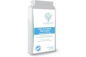SWISS BIOENERGETICS Keto & Fasting Electrolytes - 120 Capsules - Advanced Rapid Rehydration Formula with a Balanced Magnesium, Sodium, Potassium & Chloride Blend - Suitable for Ketogenic Diets - Vegan Friendly - UK Made